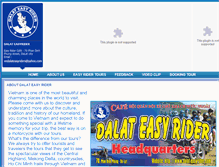 Tablet Screenshot of dalat-easyrider.com