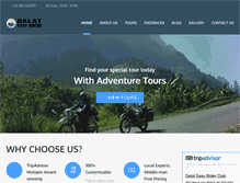 Tablet Screenshot of dalat-easyrider.com.vn